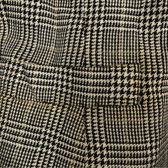 Vintage Liz Claiborne Collection Black/White Houndstooth Patterned Vest 90s - Picture 4 of 7